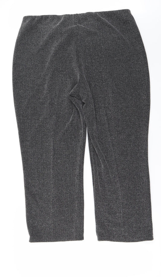 Preworn Womens Grey Trousers Size 38 in L26 in
