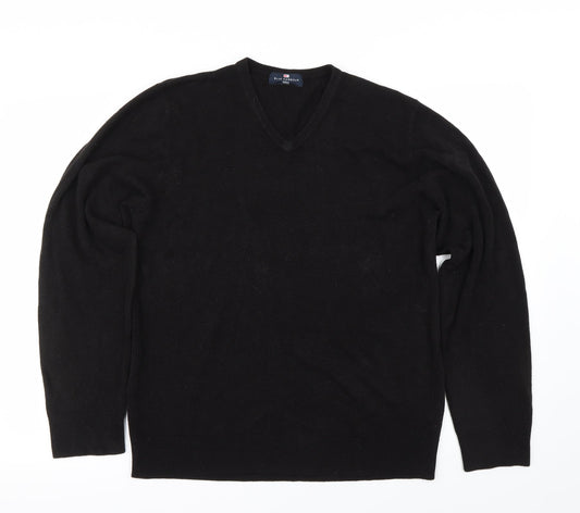 Marks and Spencer Mens Black Pullover Jumper Size M