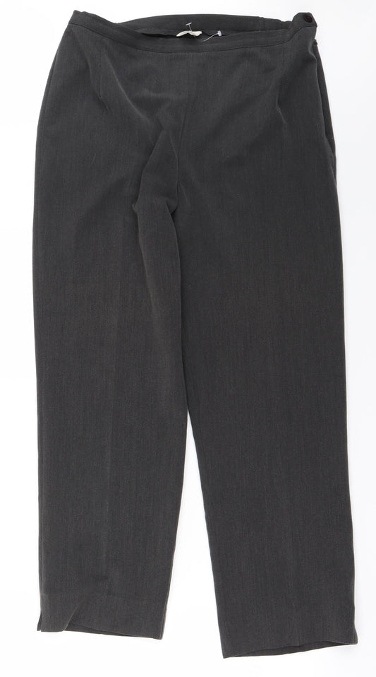 Separates Womens Grey Trousers Size 14 L26 in