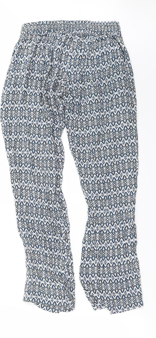 Tiare Hawaii Womens Blue Trousers Size M L23 in