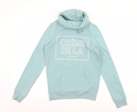 Primark Womens Blue Jersey Pullover Sweatshirt Size 6 - Creme de la Creme