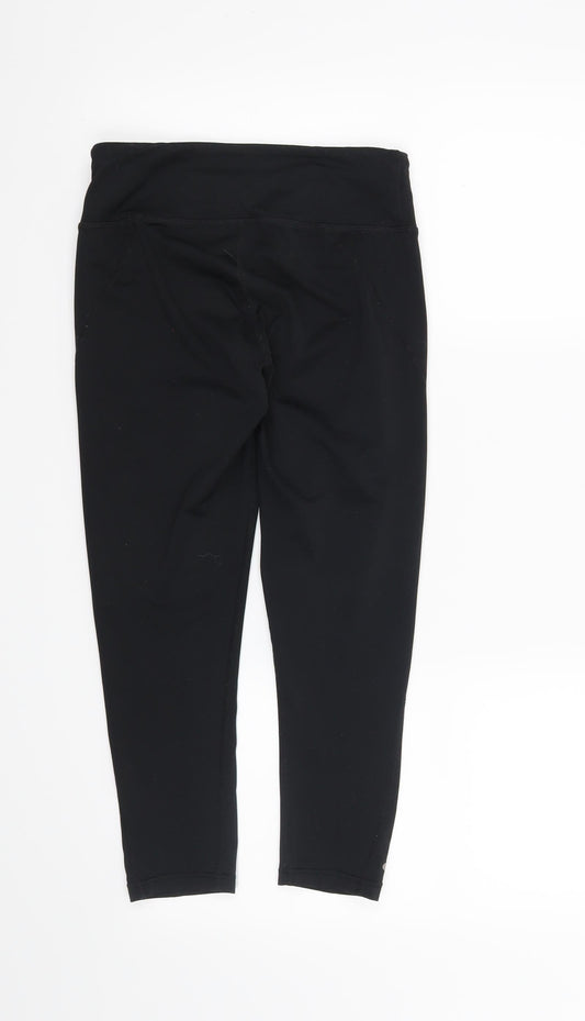 Oakley Womens Black Capri Leggings Size S L21 in