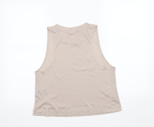 H&M Womens Beige Basic Blouse Size M