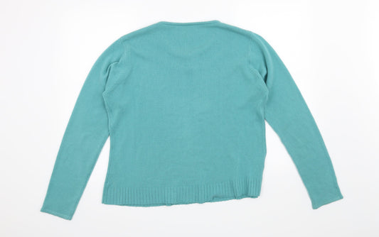 Preworn Womens Blue Pullover Jumper Size 2XL
