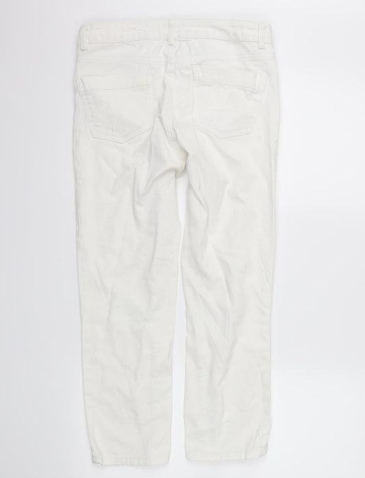 waredenim Womens White Straight Jeans Size 10 L23 in