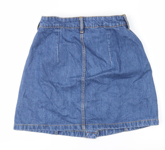 Divided Womens Blue Denim Mini Skirt Size 6