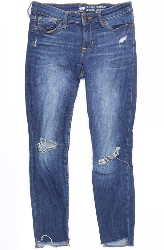 Gap Womens Blue Denim Skinny Jeans Size 6 L23 in