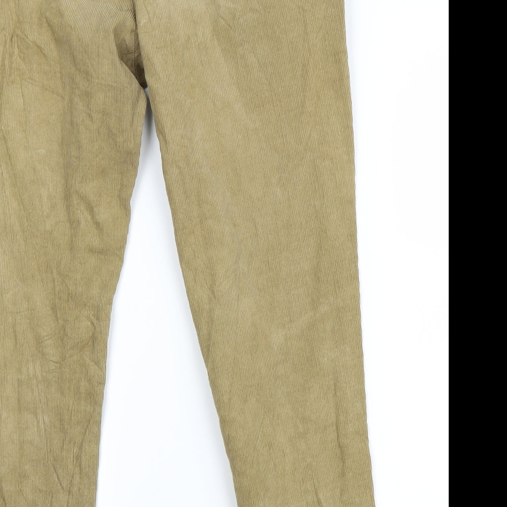 Marks and Spencer Womens Beige Chino Trousers Size 36 L20.5 in