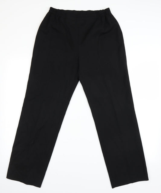 Artigiano Womens Black Sweatpants Trousers Size 12 L26 in