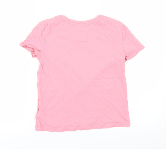 Gap Girls Pink Basic T-Shirt Size M