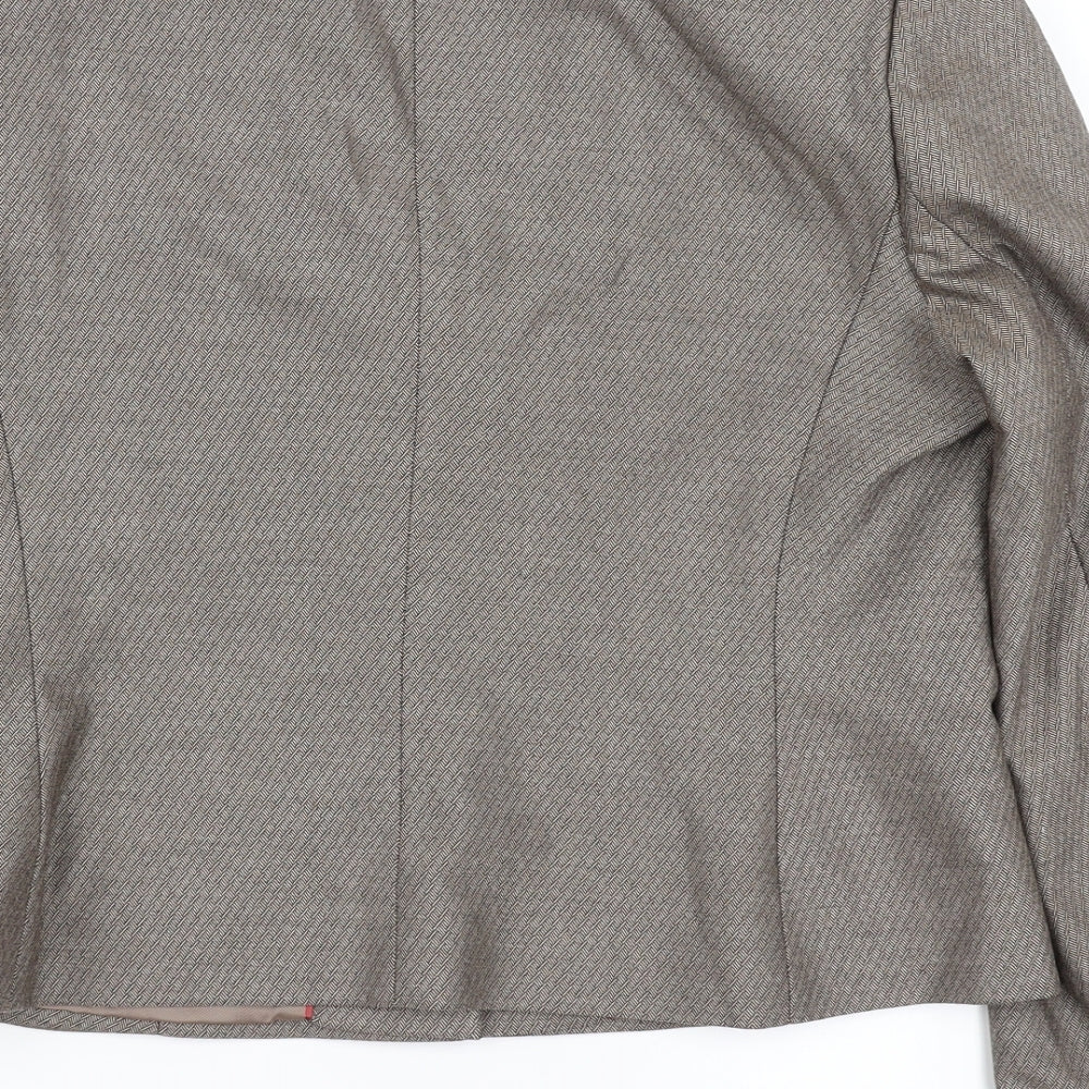 NEXT Womens Brown Jacket Coat Size 14