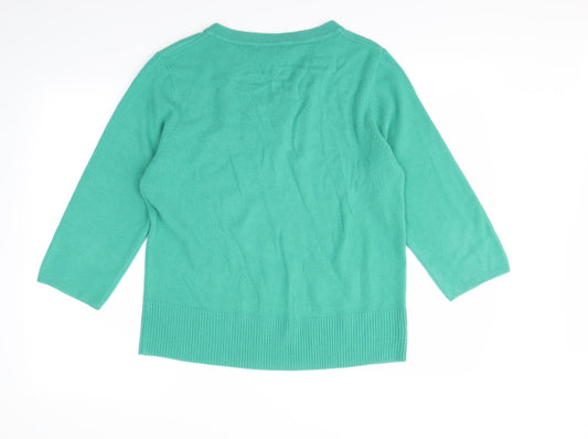 Klass Womens Green Pullover Jumper Size XL