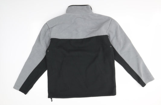 Active Sportswear Mens Grey Henley Jumper Size M