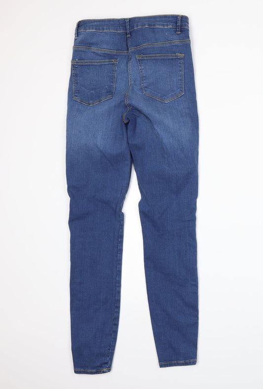 /Denim Womens Blue Skinny Jeans Size 8 L28 in