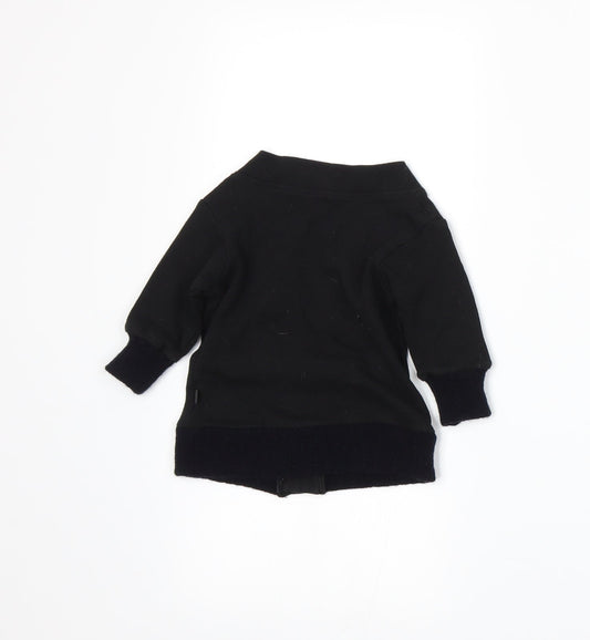 electrik kidz Boys Black Knit Cardigan Jumper Size 0-3 Months