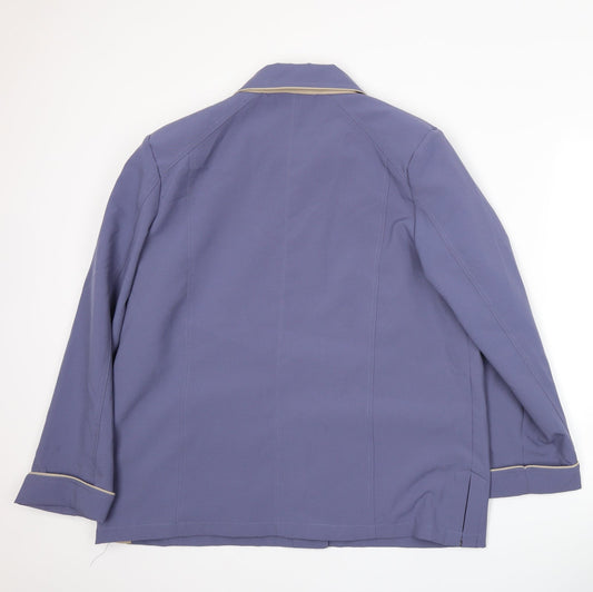 Amalina Womens Purple Jacket Size 18