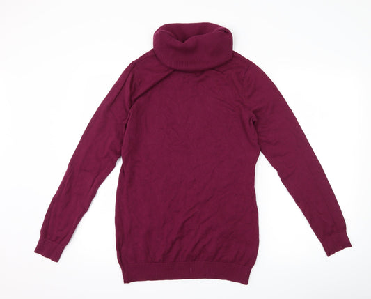 BPC Selection Womens Purple Pullover Jumper Size S - star