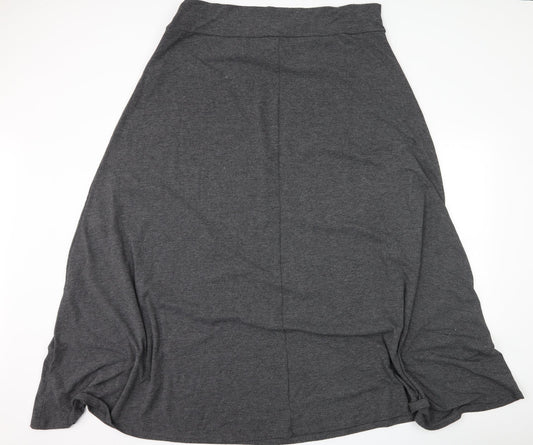 capsule Womens Grey Maxi Skirt Size 44 in