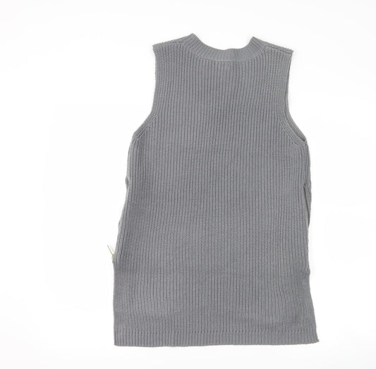 River Island Womens Grey Basic Tank Size 8