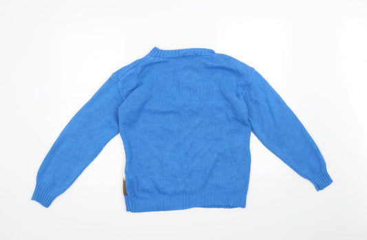 Amazon Womens Blue Pullover Jumper Size S