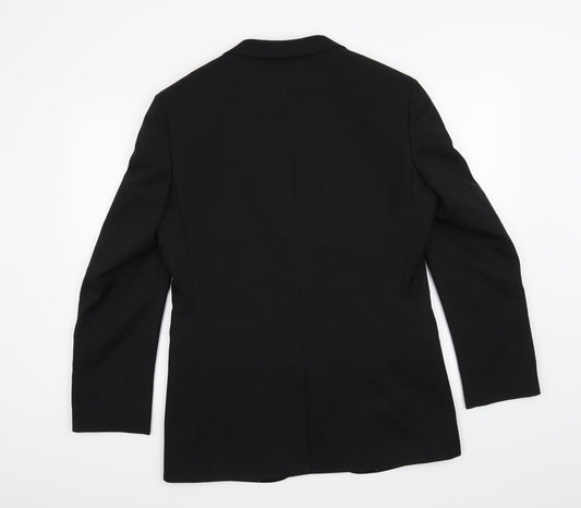 Taylor & Wright Mens Black Jacket Suit Jacket Size 38