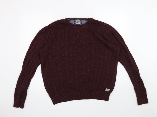 St George Mens Red Pullover Jumper Size M