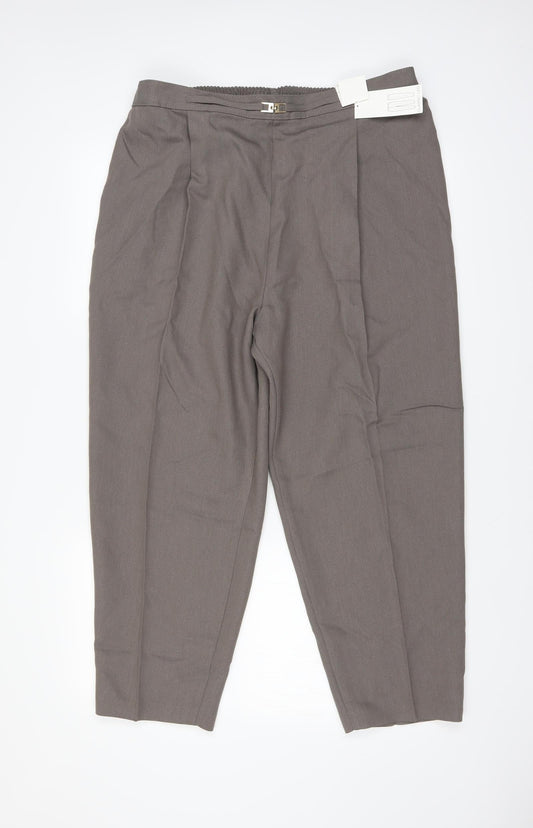 Berketex Womens Brown Trousers Size 20 L25 in