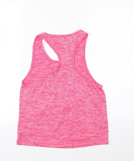 USA Pro Womens Pink Basic Tank Size 8