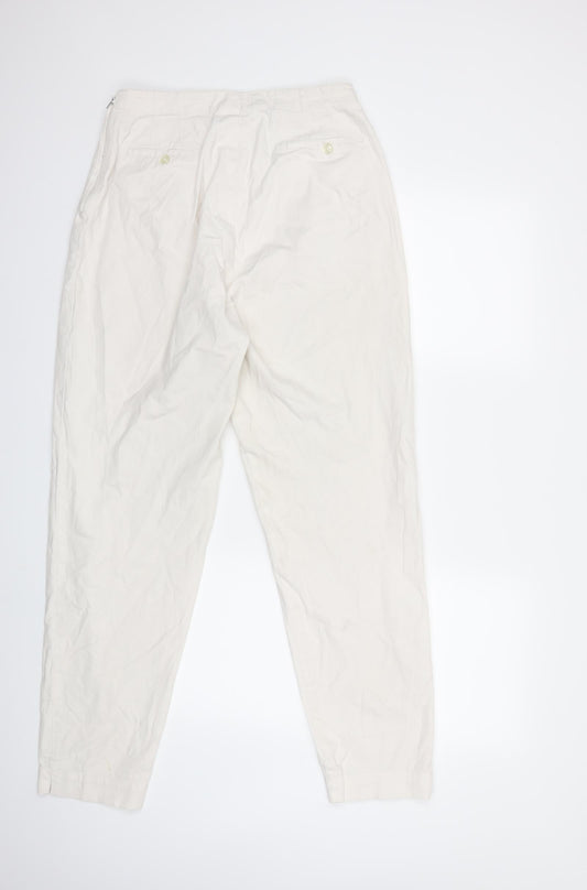 Preworn Womens White Trousers Size 28 in L30 in
