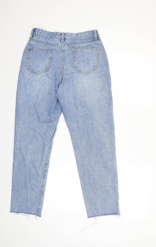 SheIn Womens Blue Denim Straight Jeans Size M L27 in