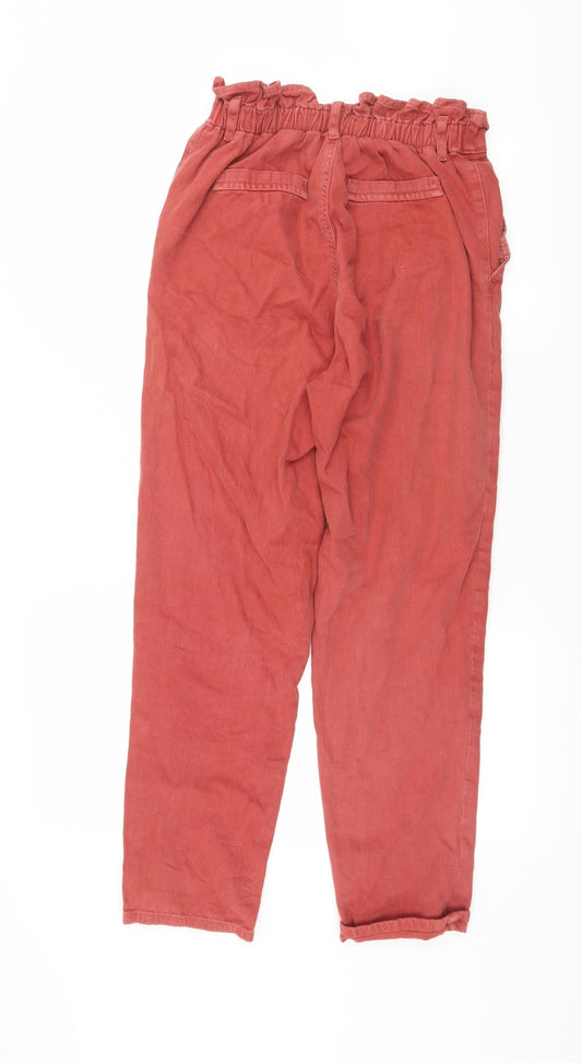 Denim & Co. Womens Red Denim Bootcut Jeans Size 8 L26 in