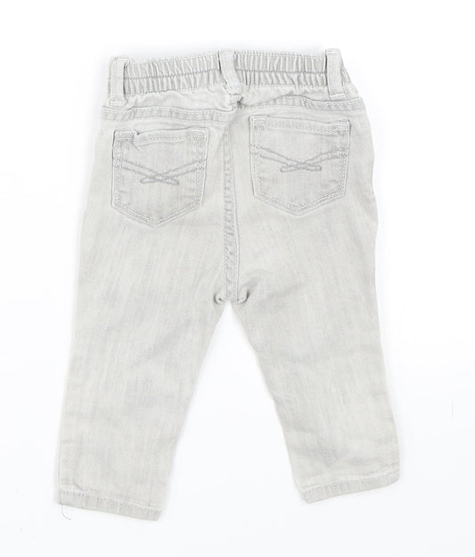 Gap Girls Grey Capri Jeans Size 6-9 Months