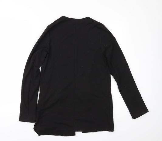 Select Womens Black Jersey Jacket Size 6