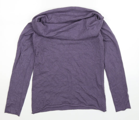 FOREVER 21 Womens Purple Knit Pullover Jumper Size L