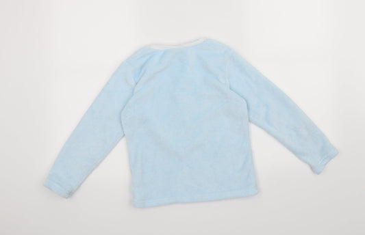 Primark Girls Blue Solid Top Pyjama Top Size 7-8 Years