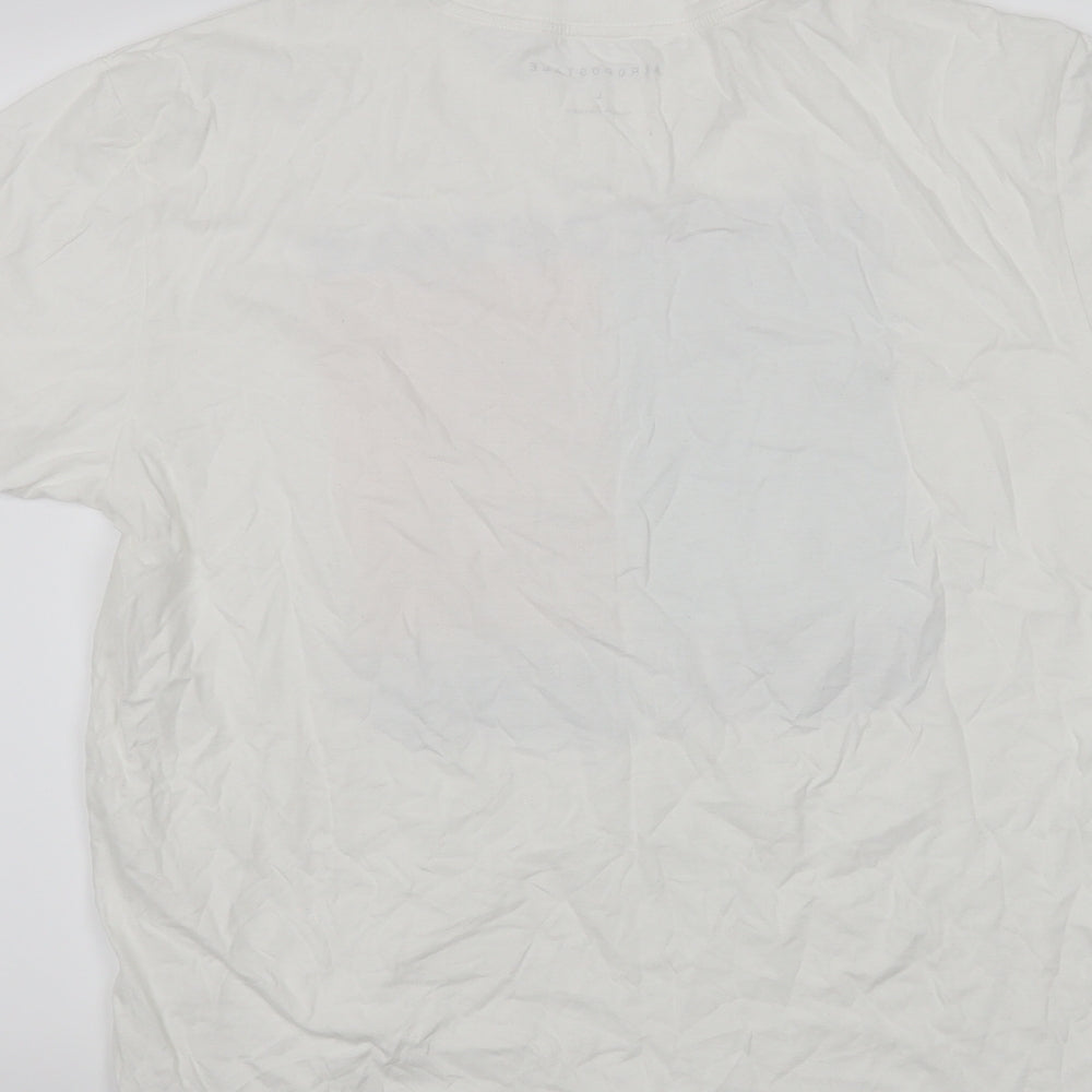 Aeropostale Mens Silver    T-Shirt Size L