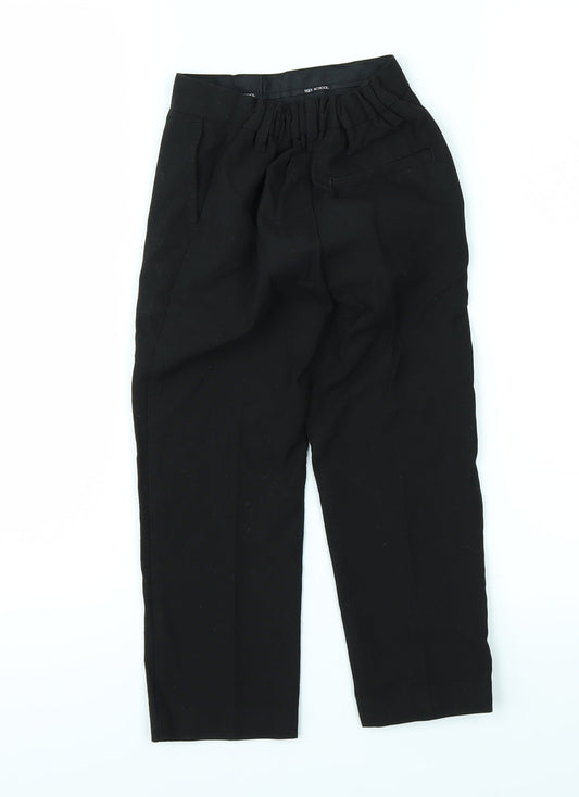 Marks and Spencer Girls Black Chino Trousers Size 3-4 Years - school