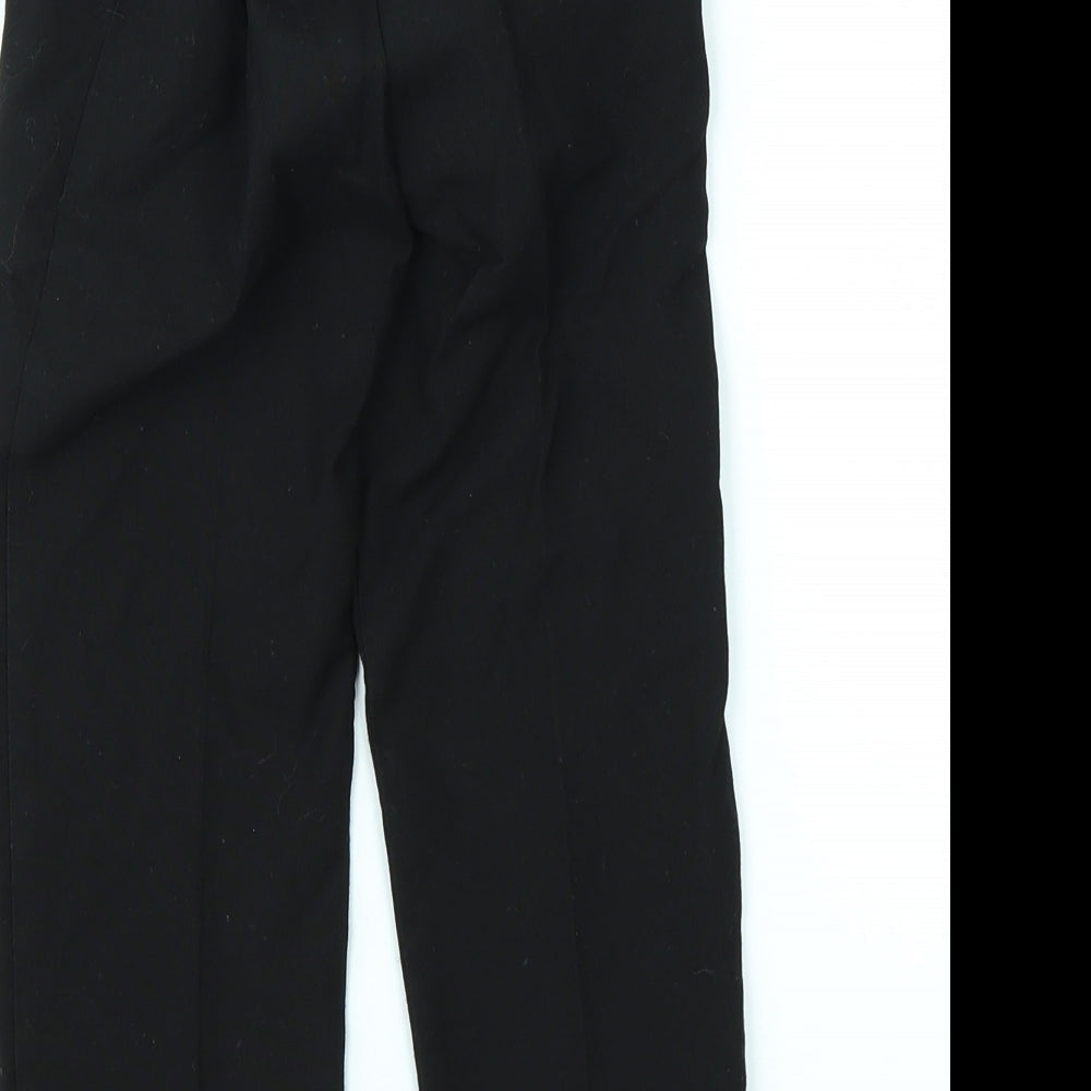Marks and Spencer Girls Black Chino Trousers Size 3-4 Years - school