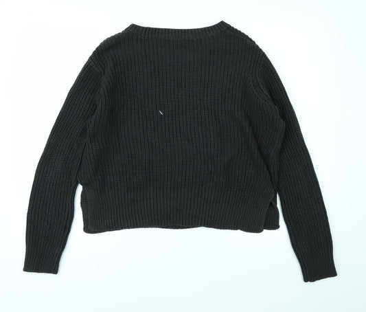 H&M Womens Green Pullover Jumper Size S