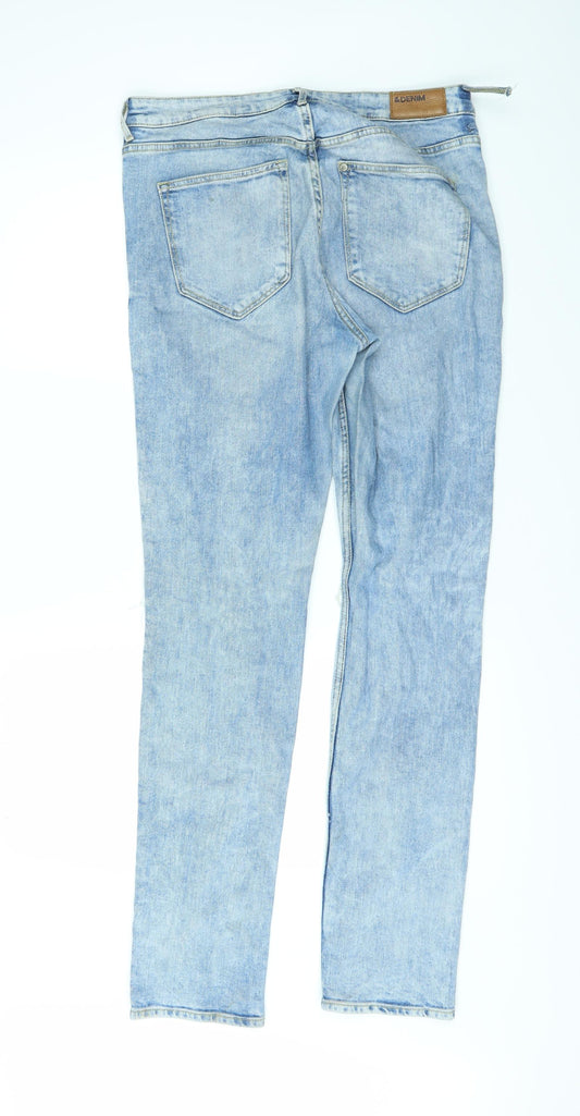 H&M Mens Blue Straight Jeans Size 31 L30 in