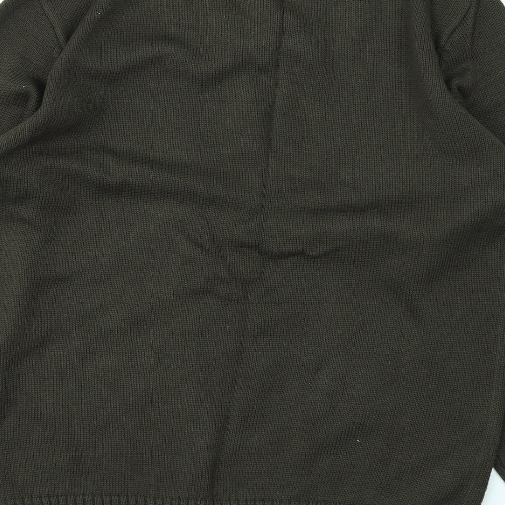 Easy Mens Green Pullover Jumper Size M