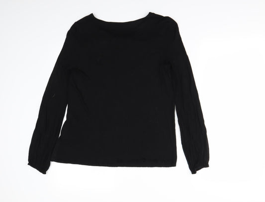 NEXT Womens Black Basic Blouse Size 6