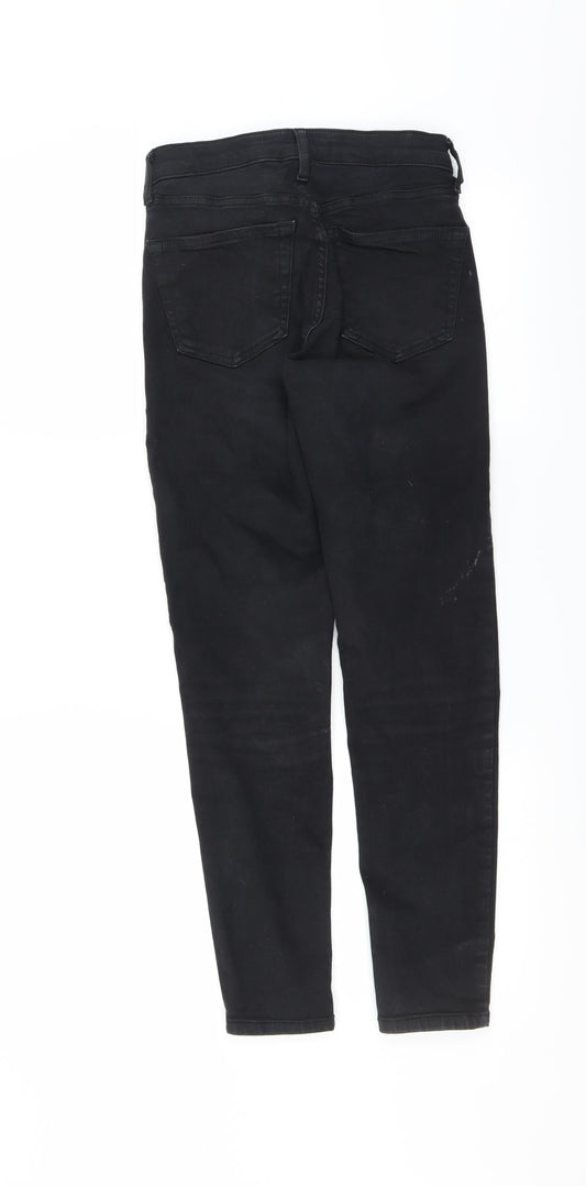 Topshop Womens Black Skinny Jeans Size 26 in L32 in