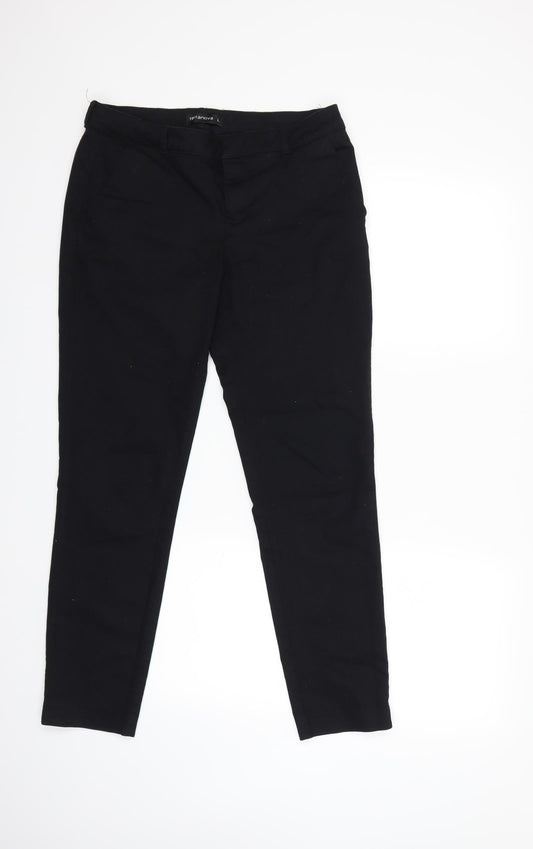 Terronova Womens Black Trousers Size L L27 in