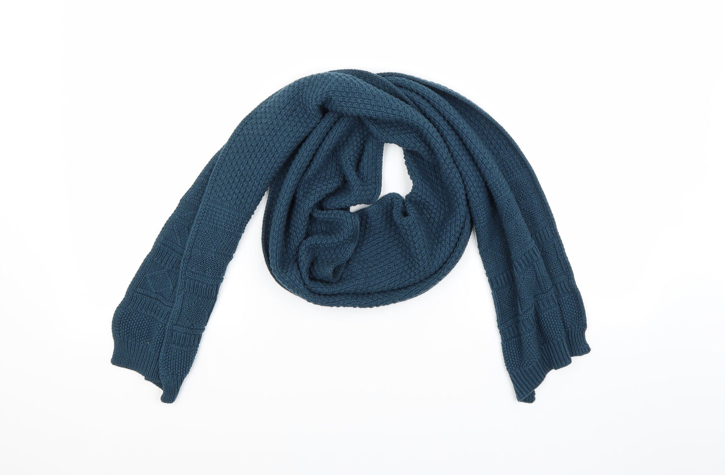 Preworn Unisex Blue Scarf