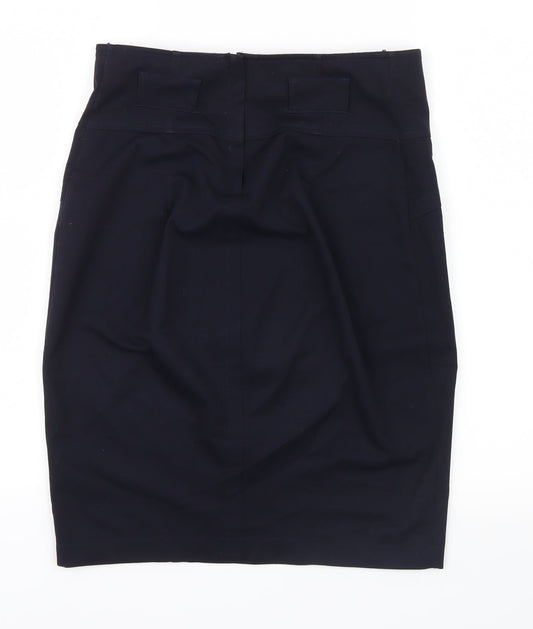 adL Womens Blue Straight & Pencil Skirt Size S