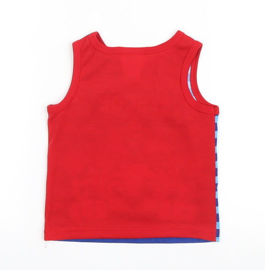 Nickelodeon Boys Blue Striped Basic Tank Size 2 Years