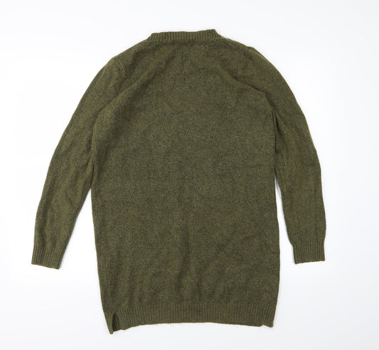 FOREVER 21 Womens Green Knit Pullover Jumper Size M