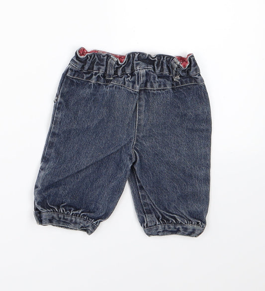 Kimbaloo Girls Blue Denim Cropped Jeans Size 12 Months