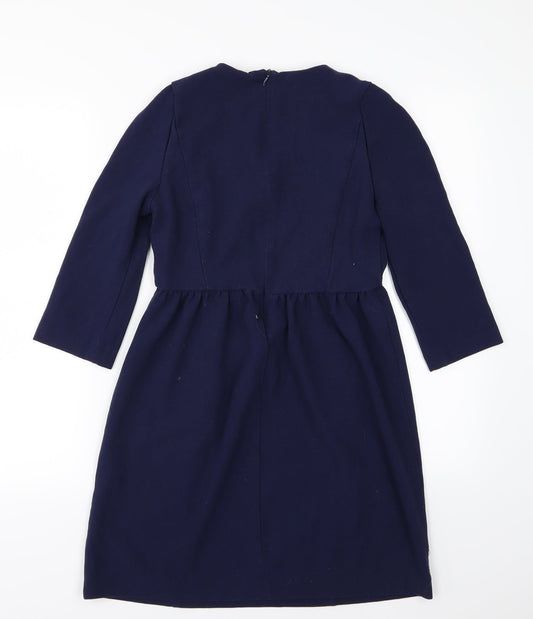 Zara Womens Blue A-Line Size S